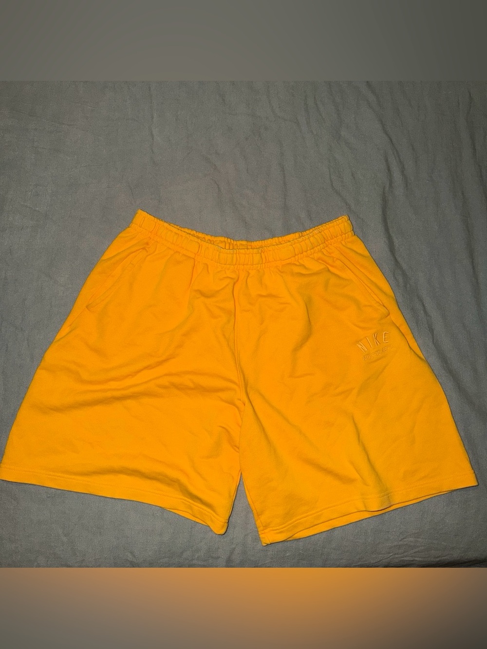 Nike Men’s Yellow Athletic Shorts
